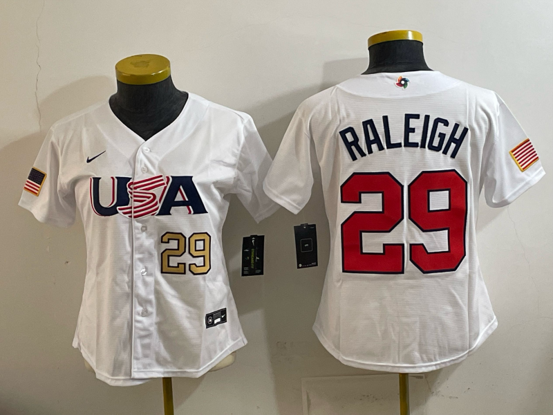 youth 2026 World cup white Nike MLB jersey 009